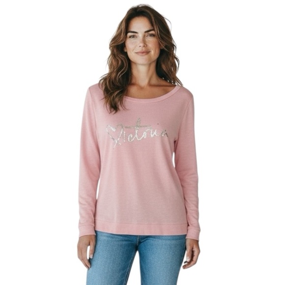 Victoria’s Secret Size S Pink Long Sleeve Top - Picture 1 of 4